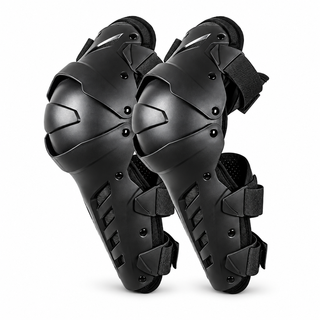Adjustable Riding Knee Guards with Extended Shin Coverage