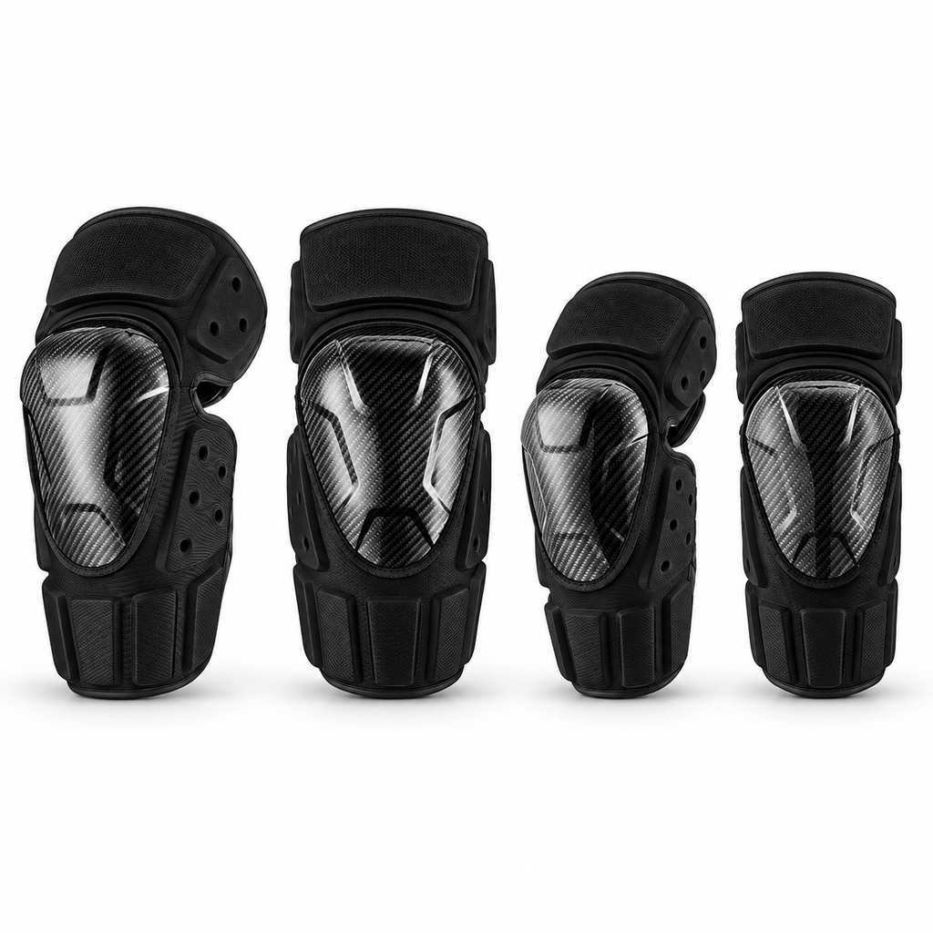 Motorcycle Knee and Elbow Pads Breathable Design
