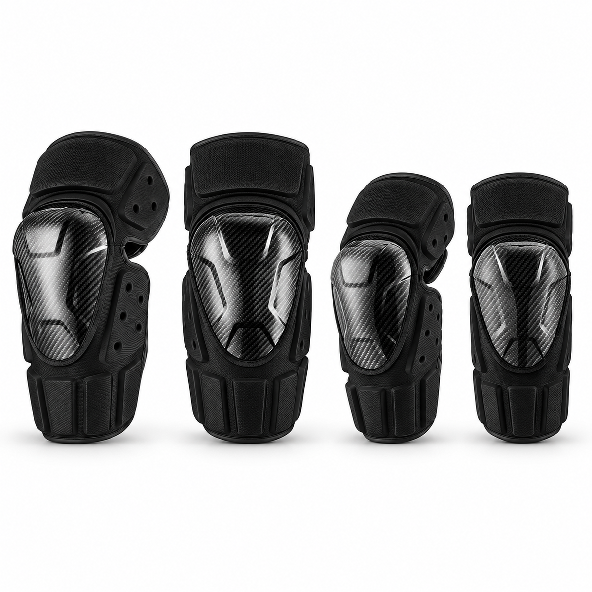 Motorcycle Knee and Elbow Pads Breathable Design